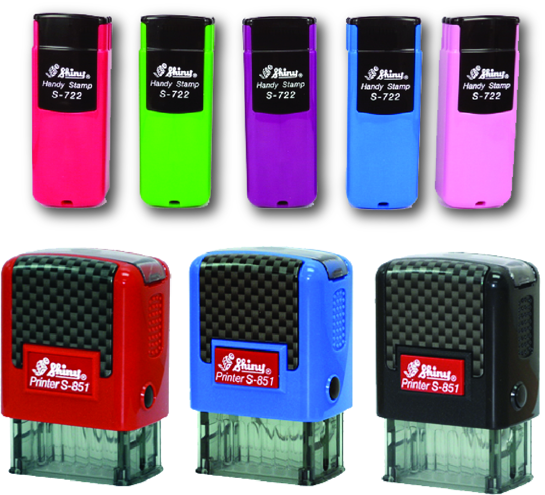 Shiny Self Inking Stamp