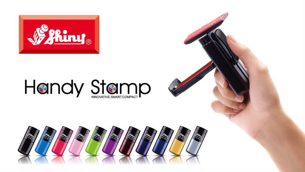 Shiny pocket stamp for polymer